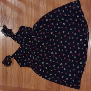 Madewell Blue Flowered Dress